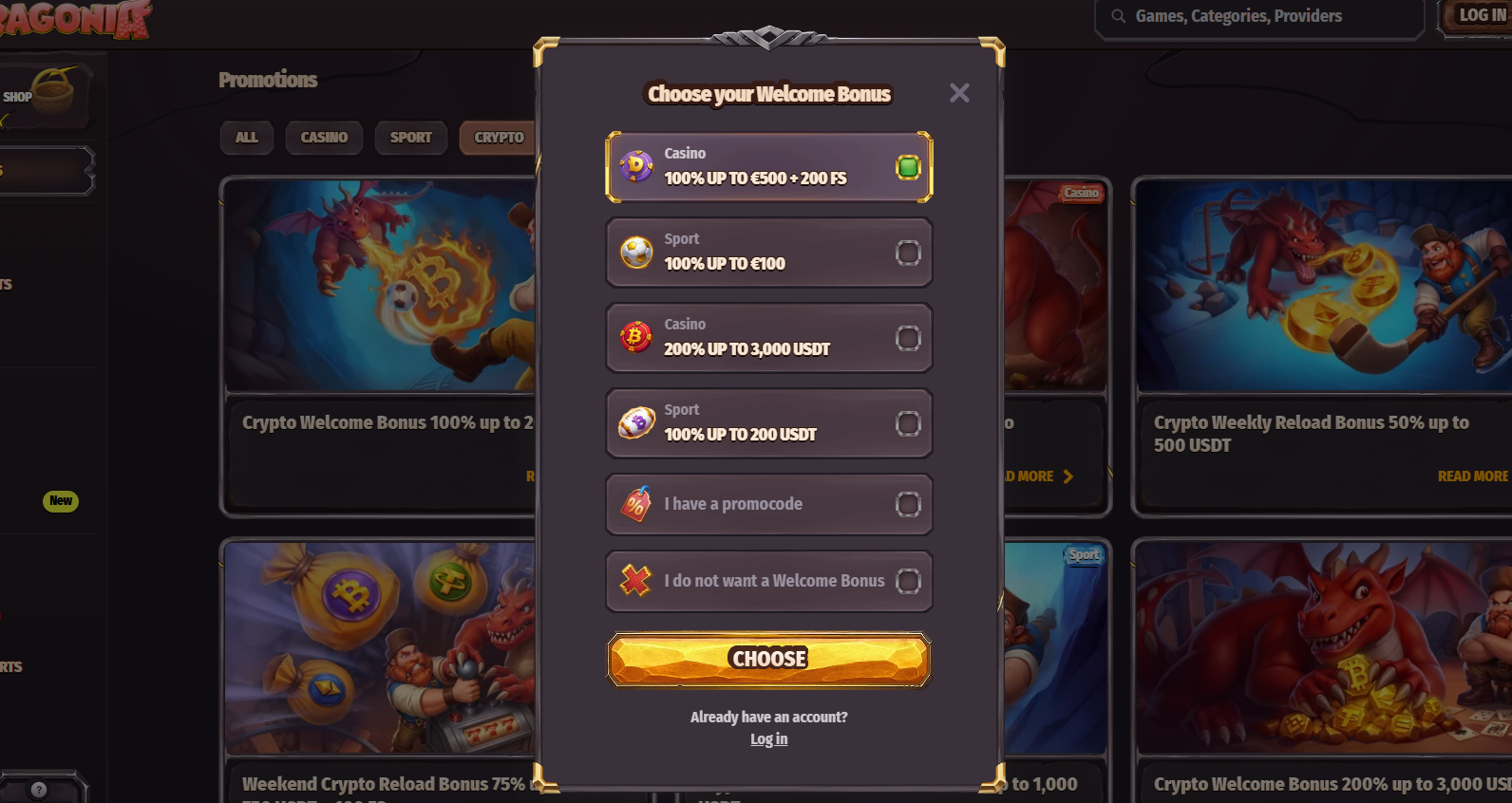 Dragonia Casino
